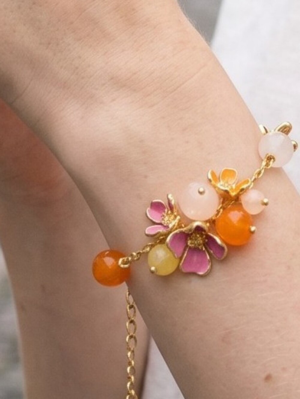 Kate Spade New York ♠️ "Freshly Picked" Flower Bracelet